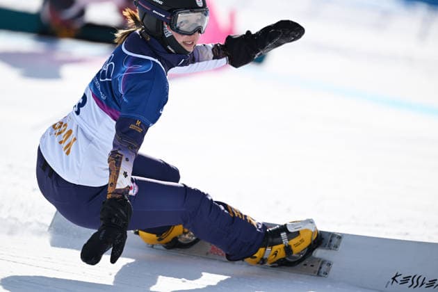Tsubaki Miki (JPN), FEBRUARY 8, 2026 - Snowboarding : Women s Parallel Giant Slalom 1 8 Final during the Milano Cortina 2026 Olympic Winter games, Winterspiele,Spiele, Summer games at Livigno Snow Park in Livigno, Italy.  aflo_318944405