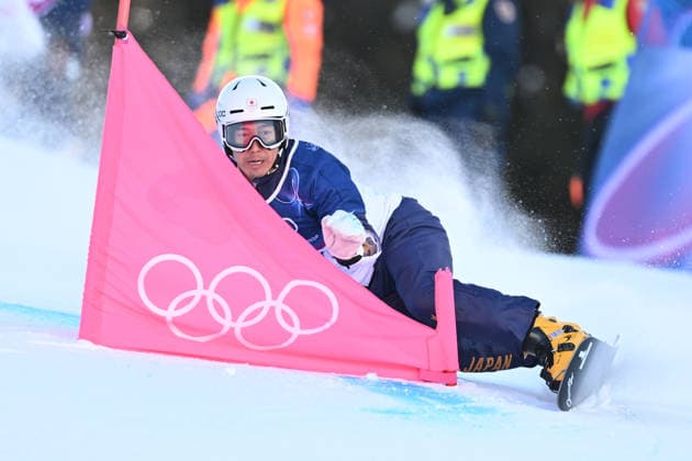 Masaki Shiba (JPN), FEBRUARY 8, 2026 - Snowboarding : Men s Parallel Giant Slalom Qualification during the Milano Cortina 2026 Olympic Winter games, Winterspiele,Spiele, Summer games at Livigno Snow Park in Livigno, Italy.  aflo_318944859