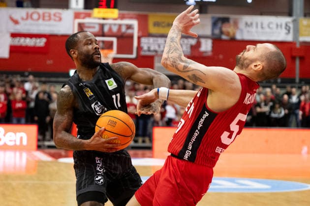 Basketball, 2. BL ProA, Giessen 46ers - Tigers Tübingen