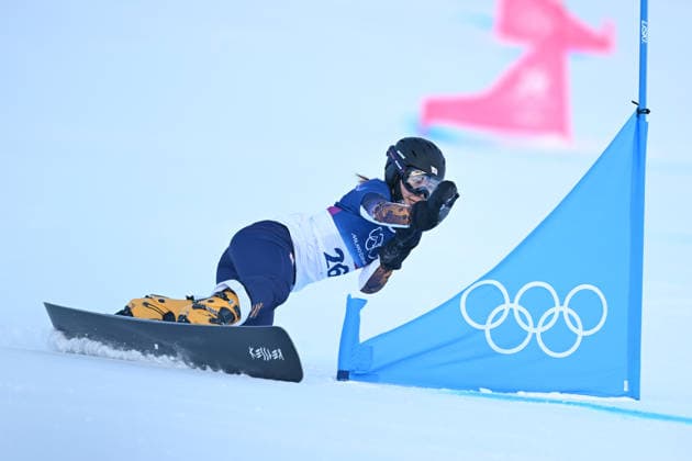 Tsubaki Miki (JPN), FEBRUARY 8, 2026 - Snowboarding : Women s Parallel Giant Slalom Qualification during the Milano Cortina 2026 Olympic Winter games, Winterspiele,Spiele, Summer games at Livigno Snow Park in Livigno, Italy.  aflo_318945133