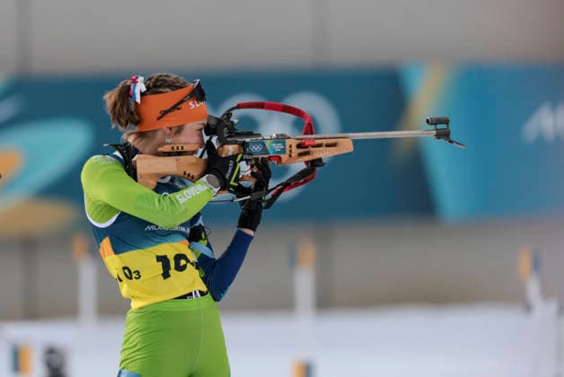 OLYMPICS - Winter Olympic Games, Olympische Spiele, Olympia, OS Milano Cortina 2026 ANTHOLZ,ITALY,08.FEB.26 - OLYMPICS, BIATHLON - Winter Olympic Games Milano Cortina 2026, mixed relay, 4x6km. Image shows Lena Repinc (SLO)  GEPAxpictures xMatthiasxTrinkl