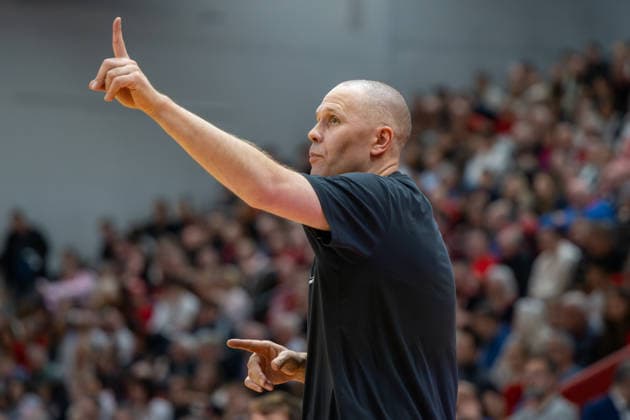 Henrik Sonko Tigers Tuebingen, Head Coach , GER, Gießen 46ers vs Tigers Tuebingen, Basketball, Men, Pro A, 2 Barmer Basketball Bundesliga, 08 02 2026 GER, Gießen 46ers vs Tigers Tuebingen, Basketball, Men, Pro A, 2 Barmer Basketball Bundesliga Gießen Copyright: xEibner-Pressefoto FlorianxWiegandx EP_FWD