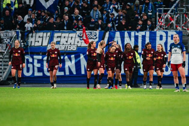 Google Pixel Womens Bundesliga Hamburger SV vs RB Leipzig, 08 02 2026 GOAL, CHEER by Delice Boboy RasenBallsport Leipzig, 17 to 1 3 Soccer, Google Pixel Womens Bundesliga, 17 Matchday Hamburger SV vs RB Leipzig on 08 02 2026 at Volksparkstadion, Hamburg DFB REGULATIONS PROHIBIT ANY USE OF PHOTOGRAPHS AS IMAGE SEQUENCES AND OR QUASI VIDEO Copyright: xBEAUTIFULxSPORTS Tonhäuserx