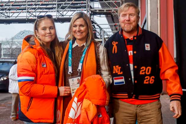 Milano Cortina 2026, speed skating, King Willem-Alexander and family on site