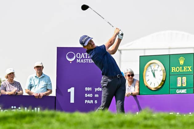 February 8, 2026, Doha, Qatar: Daniel Hillier of New Zealand seen in action during fourth round of the Qatar Masters 2026 golf tournament at the Doha Golf Club Qatar Masters 2026-Day Four In Doha - 08 Feb 2026  - ZUMAs197 20260208_aaa_s197_075 Copyright: xNoushadxVariyattiyakkalx