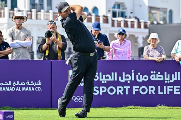 February 8, 2026, Doha, Qatar: Patrick Reed of the United States seen in action during fourth round of the Qatar Masters 2026 golf tournament at the Doha Golf Club Qatar Masters 2026-Day Four In Doha - 08 Feb 2026  - ZUMAs197 20260208_aaa_s197_079 Copyright: xNoushadxVariyattiyakkalx