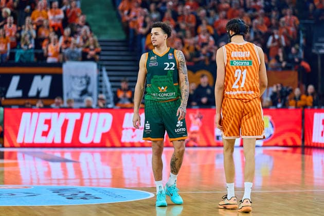 Nolan Adekunle Gladiators Trier, 22 , Alec Anigbata ratiopharm ulm, 21 GER, ratiopharm ulm vs Gladiators Trier, Basketball, 21 Matchday, EasyCredit Bundesliga, Season 2025 2026, 08 02 2026 GER, ratiopharm ulm vs Gladiators Trier, Basketball, 21 Matchday, EasyCredit Bundesliga, Season 2025 2026, 08 02 2026 Neu Ulm Copyright: xEibner-Pressefoto GeraldxOelze-dexStoppanyx EP_ODS