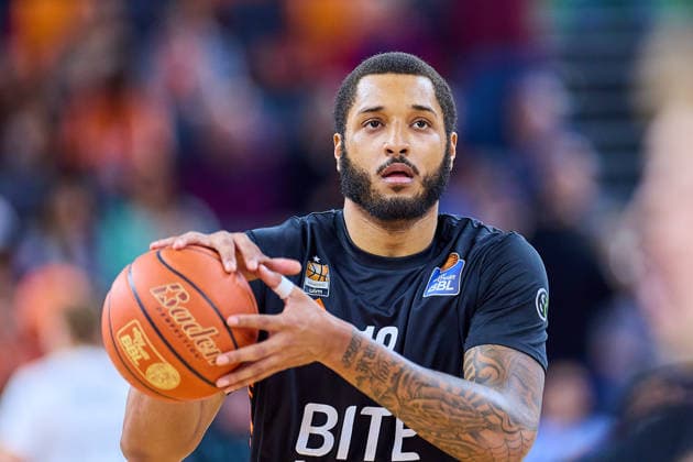 portrait, portraet, release of Joel Soriano ratiopharm ulm, 12 before the start of the match GER, ratiopharm ulm vs Gladiators Trier, Basketball, 21 Matchday, EasyCredit Bundesliga, Season 2025 2026, 08 02 2026 GER, ratiopharm ulm vs Gladiators Trier, Basketball, 21 Matchday, EasyCredit Bundesliga, Season 2025 2026, 08 02 2026 Neu Ulm Copyright: xEibner-Pressefoto GeraldxOelze-dexStoppanyx EP_ODS