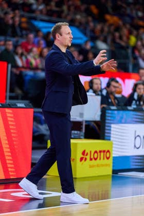 Jaques Schneider Gladiators Trier, Head Coach gestures GER, ratiopharm ulm vs Gladiators Trier, Basketball, 21 Matchday, EasyCredit Bundesliga, Season 2025 2026, 08 02 2026 GER, ratiopharm ulm vs Gladiators Trier, Basketball, 21 Matchday, EasyCredit Bundesliga, Season 2025 2026, 08 02 2026 New Ulm Copyright: xEibner-Pressefoto GeraldxOelze-dexStoppanyx EP_ODS