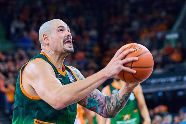 Maik Zirbes Gladiators Trier, 33 GER, ratiopharm ulm vs Gladiators Trier, Basketball, 21 Matchday, EasyCredit Bundesliga, Season 2025 2026, 08 02 2026 GER, ratiopharm ulm vs Gladiators Trier, Basketball, 21 Matchday, EasyCredit Bundesliga, Season 2025 2026, 08 02 2026 Neu Ulm Copyright: xEibner-Pressefoto GeraldxOelze-dexStoppanyx EP_ODS