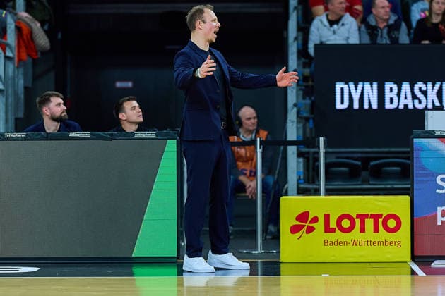 Jaques Schneider Gladiators Trier, Head Coach GER, ratiopharm ulm vs Gladiators Trier, Basketball, 21 Matchday, EasyCredit Bundesliga, Season 2025 2026, 08 02 2026 GER, ratiopharm ulm vs Gladiators Trier, Basketball, 21 Matchday, EasyCredit Bundesliga, Season 2025 2026, 08 02 2026 Neu Ulm Copyright: xEibner-Pressefoto GeraldxOelze-dexStoppanyx EP_ODS