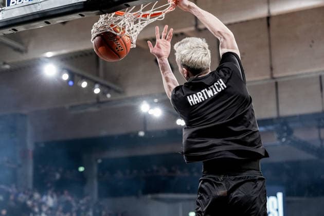 Germany easyCredit BBL, Main Round 2025 26, 19 Matchday Veolia Towers Hamburg vs Basketball Löwen Braunschweig Inselpark Arena Hamburg Philipp Hartwich Basketball Löwen Braunschweig, 15 Copyright: xStefanxTrochax
