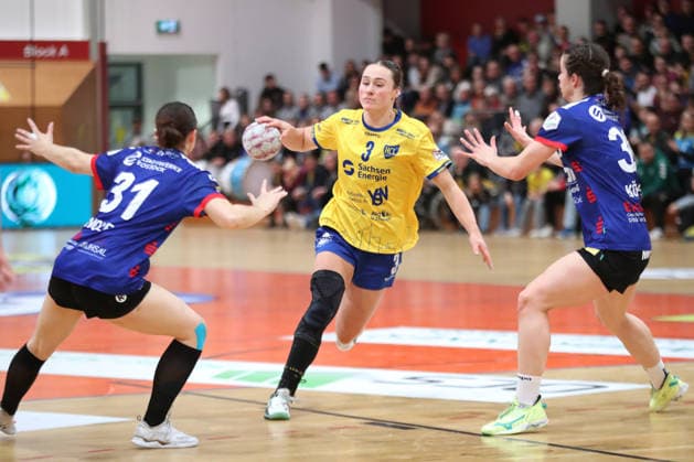 Handball, 2 Alsco HBF HC Leipzig Rostocker HC 08 02 2026 Lara Seidel 3, HC Leipzig 2 Alsco Handball Bundesliga Frauen, HBF, Saison 2025 2026, 17 Spieltag HC Leipzig vs Rostocker HC am 08 02 2026 in der Sporthalle Brüderstraße Leipzig Copyright: xBEAUTIFULxSPORTS JanxKaeferx
