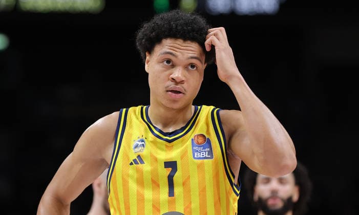 Jack Kayil Portrait Portrait Single image close up Sport Basketball BBL Bundesliga Men 19 Matchday Season 2025 2026 08 02 2026 ALBA Berlin vs SC Rasta Vechta