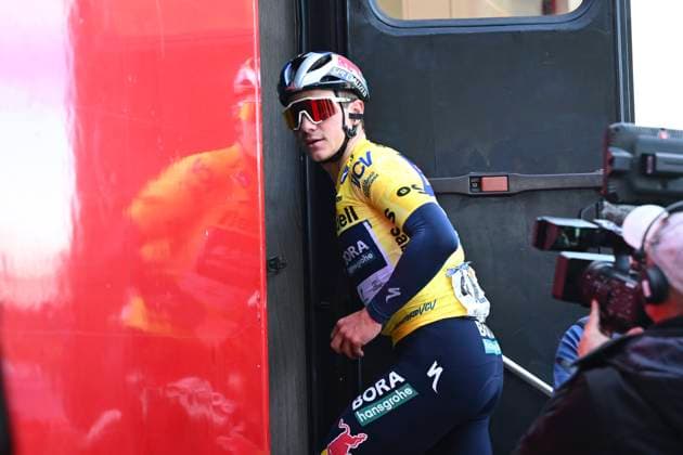 Tour of Valencia 2026 Stage 5 VALENCIA, SPAIN - FEBRUARY 08 : Evenepoel Remco (BEL) of Red Bull BORA Hansgrohe after stage 5 of the 77th edition of Volta a la Comunitat Valenciana an UCI ProSeries 2.Pro cycling road race stage for Men Elite of 93.8 km with start in Betera and finish in Valencia on February 8, 2026 in Valencia, Spain, 08 02 2026 Valencia Spain  Copyright: xVincentxKalutx
