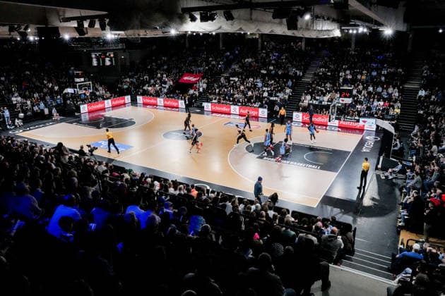 Germany easyCredit BBL, Main Round 2025 26, 19 Matchday Veolia Towers Hamburg vs Basketball Löwen Braunschweig Inselpark Arena Hamburg Panorama of the Inselpark Arena during the match Copyright: xStefanxTrochax