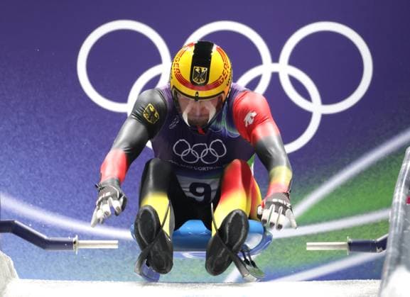 Start . . . Timon GRANCAGNOLO (GER, ESV Lok Chemnitz). Rodeln Einsitzer der Maenner. Olympische Winterspiele 2026. 8.2.2026, Sliding Center, Cortina, Italien. Quelle Copyright Credit : Oryk HAIST *** Start Timon GRANCAGNOLO GER, ESV Lok Chemnitz Luge Mens Single Seater Olympic Winter Games 2026 8 2 2026, Sliding Center, Cortina, Italy Source Copyright Credit Oryk HAIST xOLY-ROD-LUG02x