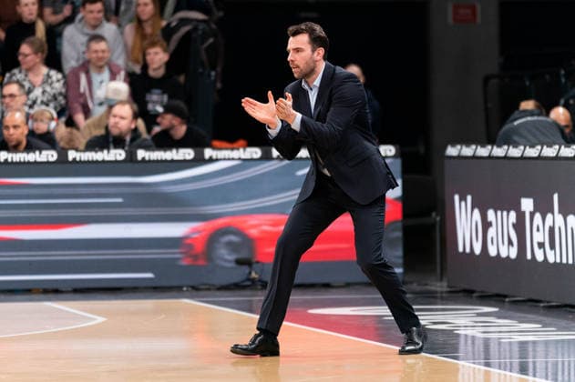 Benka Barloschky Veolia Towers Hamburg, Coach , GER, Veolia Towers Hamburg vs Basketball Loewen Braunschweig, Basketball, Bundesliga, Matchday 19, Season 2025 2026, 08 02 2026 GER, Veolia Towers Hamburg vs Basketball Loewen Braunschweig, Basketball, Bundesliga, Matchday 19, Season 2025 2026, 08 02 2026 Hamburg Copyright: xEibner-Pressefoto MaxxVincenx EP_MVN