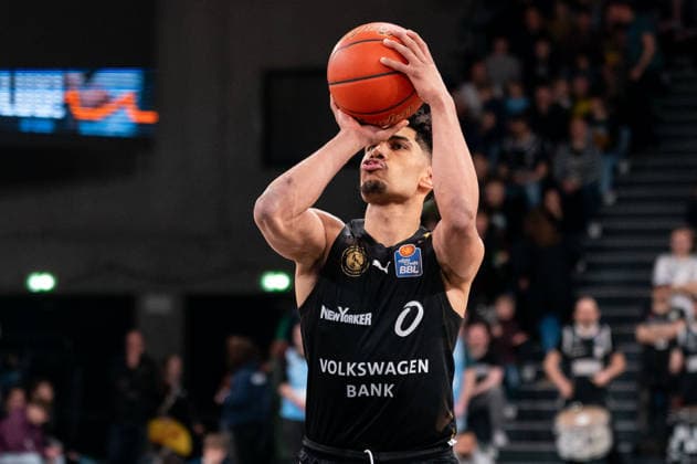 Adrian Worthy Basketball Loewen Braunschweig, 0 on free throw, GER, Veolia Towers Hamburg vs Basketball Loewen Braunschweig, Basketball, Bundesliga, Matchday 19, Season 2025 2026, 08 02 2026 GER, Veolia Towers Hamburg vs Basketball Loewen Braunschweig, Basketball, Bundesliga, Matchday 19, Season 2025 2026, 08 02 2026 Hamburg Copyright: xEibner-Pressefoto MaxxVincenx EP_MVN