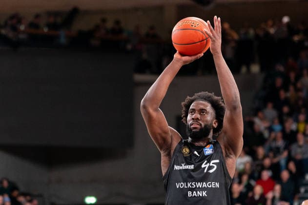 Oluwasimisola Shittu Basketball Loewen Braunschweig, 45 on free throw, GER, Veolia Towers Hamburg vs Basketball Loewen Braunschweig, Basketball, Bundesliga, Matchday 19, Season 2025 2026, 08 02 2026 GER, Veolia Towers Hamburg vs Basketball Loewen Braunschweig, Basketball, Bundesliga, Matchday 19, Season 2025 2026, 08 02 2026 Hamburg Copyright: xEibner-Pressefoto MaxxVincenx EP_MVN
