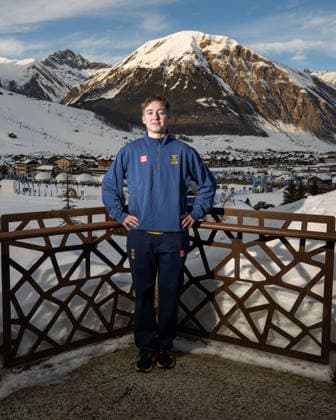 260208 Elis Lundholm of the Swedish national freestyle skiing moguls team poses for a portrait at a press event during day 2 of the 2026 Winter Olympics on February 8, 2026 in Livigno. Photo: Vegard Grott BILDBYRAN kod VG VG0864 bbeng Olympic Games, Olympische Spiele, Olympia, OS olympics winter olympics os ol olympiska spel vinter-os olympiske leker milano cortina 2026 milan cortina 2026 milano cortina 2026 olympic games milano cortina 2026 winter olympic games milano cortina-os milano cortina-ol vinter-ol sverige sweden freeskiing freeski freestyle friski moguls puckelpist kulekjoring pressetreff press event portrait porträtt portrett dam *** 260208 Elis Lundholm of the Swedish national freestyle skiing moguls team poses for a portrait at a press event during day 2 of the 2026 Winter Olympics on February 8, 2026 in Livigno Photo Vegard Grott BILDBYRAN kod VG VG0864 bbeng olympic games olympics winter olympics os ol olympiska spel vinter os olympiske leker milano cortina 2026 milan cortina 2026 milano cortina 2026 olympic games milano cortina 2026 winter olympic games milano cortina os milano cortina ol vinter ol sverige sweden freeskiing freeski freestyle freestyle skiing moguls puckelpist kulekjoring press meeting press event portrait portrait portrait lady  Copyright: VEGARDxGRoTT BB260208VG033