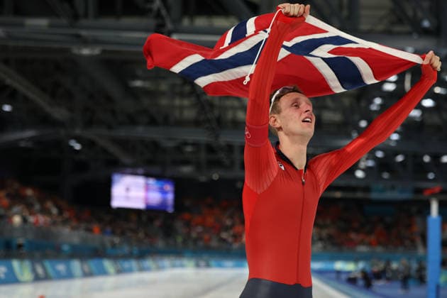Milano Cortina 2026, speed skating, men, 5000 metres, Olympic champion Sander Eitrem