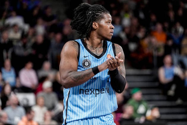 Germany easyCredit BBL, Main Round 2025 26, 19 Matchday Veolia Towers Hamburg vs Basketball Löwen Braunschweig Inselpark Arena Hamburg Leonard Thorpe Jr Veolia Towers Hamburg, 2 Copyright: xStefanxTrochax
