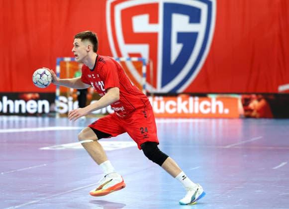 08 02 2026, Germany, Bietigheim Handball SG BBM Bietigheim vs HC Elbflorenz 2006, New signing Maxim Orlov BBM