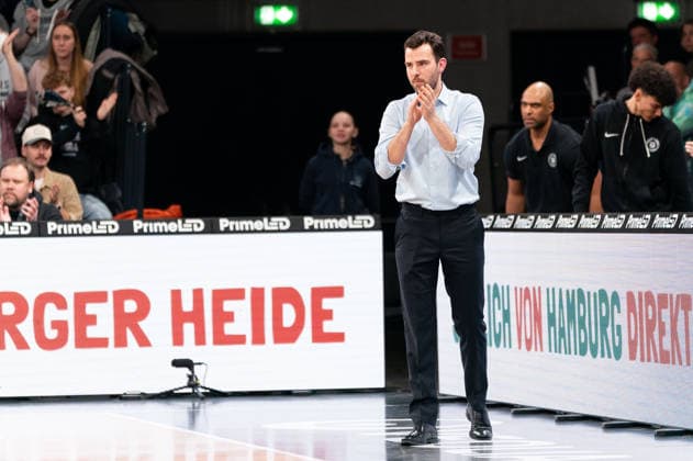Benka Barloschky Veolia Towers Hamburg, Coach , GER, Veolia Towers Hamburg vs Basketball Loewen Braunschweig, Basketball, Bundesliga, Matchday 19, Season 2025 2026, 08 02 2026 GER, Veolia Towers Hamburg vs Basketball Loewen Braunschweig, Basketball, Bundesliga, Matchday 19, Season 2025 2026, 08 02 2026 Hamburg Copyright: xEibner-Pressefoto MaxxVincenx EP_MVN