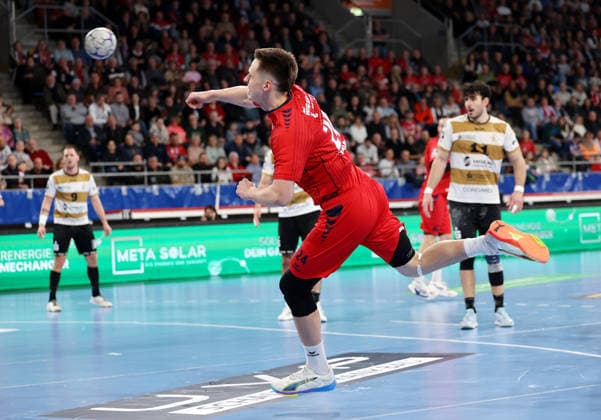 08 02 2026, Germany, Bietigheim Handball SG BBM Bietigheim vs HC Elbflorenz 2006, New signing Maxim Orlov BBM