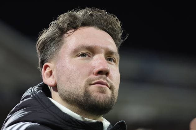 08 02 2026 Soccer Season 2025 2026 1 Women Soccer Bundesliga 17 Matchday 1 FC Nuremberg FCN Club TSG 1899 Hoffenheim Sportfoto Zink DaMa xdaxmax Thomas Oostendorp Coach 1 FC Nuremberg FCN pensive