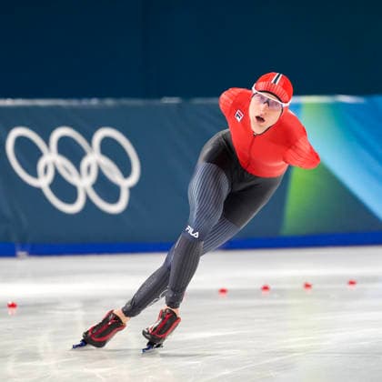 2026-02-08 - Milano Cortina 2026 Winter Olympics 5000m Men MILAN, ITALY - FEBRUARY 8: Sander Eitrem of Norway during the 5000m Men on day 3 of the Milano Cortina 2026 Winter Olympics at the Milano Speed skating, Eisschnelllauf Arena on February 8, 2026 in Milan, Italy Milan Milano Speed Skating Arena Italy Content not available for redistribution in The Netherlands directly or indirectly through any third parties. Copyright: xAndrexWeeningx