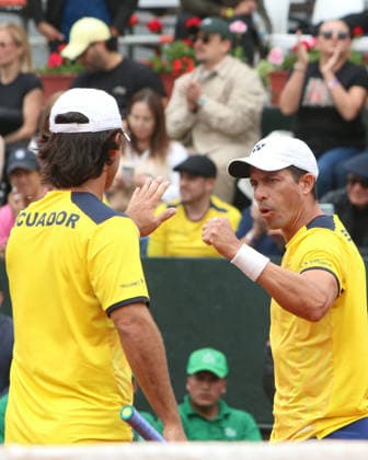 DAVIS CUP DOUBLES ECUADOR VS AUSTRALIA Quito, Sunday, February 8, 2026 Davis Cup, first qualifying round between Ecuador vs Australia, at the Quito Tenis Golf Club Doubles Diego Hidalgo and Gonzalo Escobar ECU VS Jordan Thompson and Rinky Hijikata AUS Photos API Rolando Enriquez Quito Pichincha Ecuador Copyright: xROLANDOxENRIQUEZx