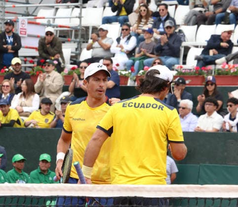DAVIS CUP DOUBLES ECUADOR VS AUSTRALIA Quito, Sunday, February 8, 2026 Davis Cup, first qualifying round between Ecuador vs Australia, at the Quito Tenis Golf Club Doubles Diego Hidalgo and Gonzalo Escobar ECU VS Jordan Thompson and Rinky Hijikata AUS Photos API Rolando Enriquez Quito Pichincha Ecuador Copyright: xROLANDOxENRIQUEZx