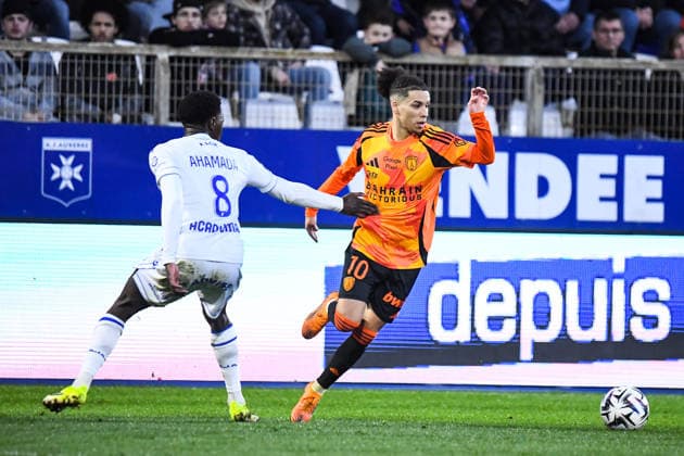 FOOTBALL : AJ Auxerre vs Paris FC - Ligue 1 - JournÃ e 21 - 08 02 2026 Ilan Kebbal (Paris FC) AuxerreFrance  Copyright: xBaptistexAutissierx