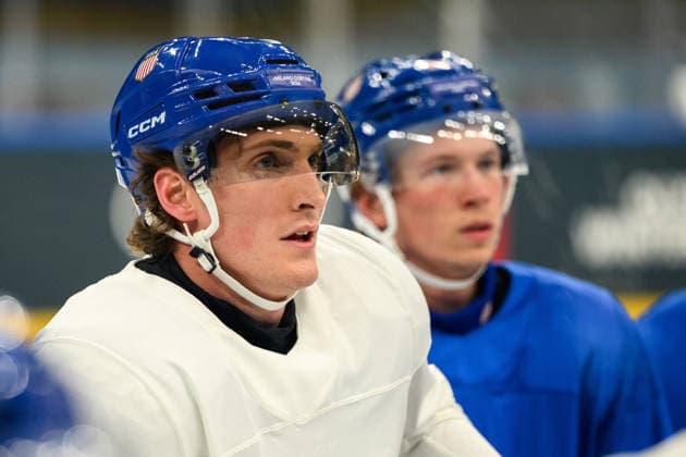 260208 Tage Thompson of USA at an Ice hockey, Eishockey practice session during day 2 of the 2026 Winter Olympics on February 8, 2026 in Milan. Photo: Carl Sandin BILDBYRAN kod CS CS0859 ishockey ice hockey Olympic Games, Olympische Spiele, Olympia, OS olympics winter olympics os ol olympiska spel vinter-os olympiske leker milano cortina 2026 milan cortina 2026 milano cortina 2026 olympic games milano cortina 2026 winter olympic games milano cortina-os milano cortina-ol vinter-ol 2 bbeng usa *** 260208 Tage Thompson of USA at an ice hockey practice session during day 2 of the 2026 Winter Olympics on February 8, 2026 in Milan Photo Carl Sandin BILDBYRAN code CS CS0859 ice hockey ice hockey olympic games olympics winter olympics os ol olympiska spel vinter os olympiske leker milano cortina 2026 milan cortina 2026 milano cortina 2026 olympic games milano cortina 2026 winter olympic games milano cortina os milano cortina ol vinter ol 2 bbeng usa  Copyright: CARLxSANDIN BB260208CS112