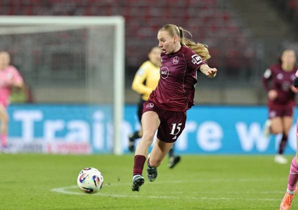 08 02 2026 Soccer Season 2025 2026 1 Women Soccer Bundesliga 17 Matchday 1 FC Nuremberg FCN Club TSG 1899 Hoffenheim Sportfoto Zink DaMa xdaxmax Emöke Emoeke Papai 15, 1 FC Nuremberg FCN