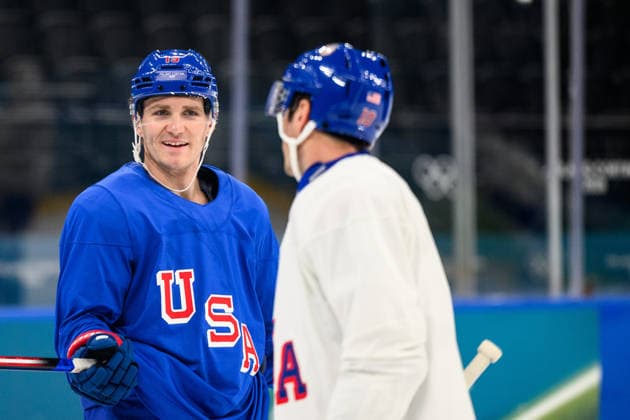 260208 Matthew Tkachuk of USA at an Ice hockey, Eishockey practice session during day 2 of the 2026 Winter Olympics on February 8, 2026 in Milan. Photo: Carl Sandin BILDBYRAN kod CS CS0859 ishockey ice hockey Olympic Games, Olympische Spiele, Olympia, OS olympics winter olympics os ol olympiska spel vinter-os olympiske leker milano cortina 2026 milan cortina 2026 milano cortina 2026 olympic games milano cortina 2026 winter olympic games milano cortina-os milano cortina-ol vinter-ol 2 bbeng usa *** 260208 Matthew Tkachuk of USA at an ice hockey practice session during day 2 of the 2026 Winter Olympics on February 8, 2026 in Milan Photo Carl Sandin BILDBYRAN kod CS CS0859 ishockey ice hockey olympic games olympics winter olympics os ol olympiska spel vinter os olympiske leker milano cortina 2026 milan cortina 2026 milano cortina 2026 olympic games milano cortina 2026 winter olympic games milano cortina os milano cortina ol vinter ol 2 bbeng usa  Copyright: CARLxSANDIN BB260208CS127