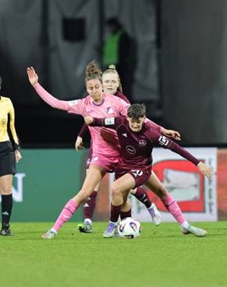 08 02 2026 Soccer Season 2025 2026 1 Women Soccer Bundesliga 17 Matchday 1 FC Nuremberg FCN Club TSG 1899 Hoffenheim Sportfoto Zink DaMa xdaxmax Franziska Harsch 17, TSG Hoffenheim Aneta Polaskova 26, 1 FC Nuremberg FCN