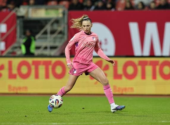 08 02 2026 Soccer Season 2025 2026 1 Women Soccer Bundesliga 17 Matchday 1 FC Nürnberg FCN Club TSG 1899 Hoffenheim Sportfoto Zink DaMa xdaxmax Jill Janssens 9, TSG Hoffenheim