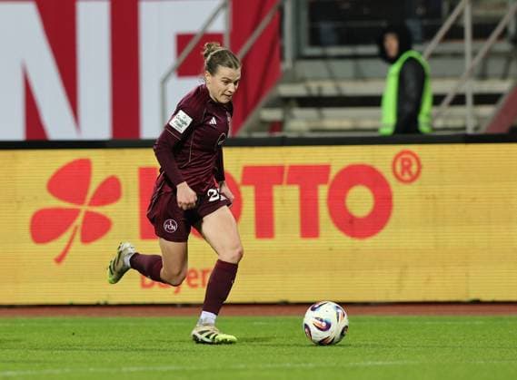 08 02 2026 Soccer Season 2025 2026 1 Women Soccer Bundesliga 17 Matchday 1 FC Nürnberg FCN Club TSG 1899 Hoffenheim Sportfoto Zink DaMa xdaxmax Nastassja Lein 24, 1 FC Nürnberg FCN