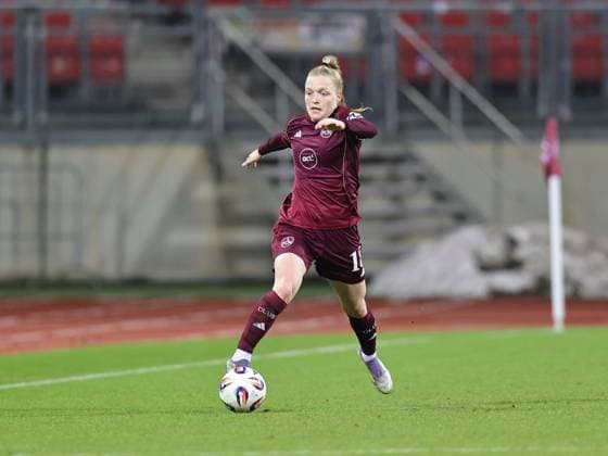 08 02 2026 Soccer Season 2025 2026 1 Women Soccer Bundesliga 17 Matchday 1 FC Nürnberg FCN Club TSG 1899 Hoffenheim Sportfoto Zink DaMa xdaxmax Franziska May 18, 1 FC Nürnberg FCN Cropped single image