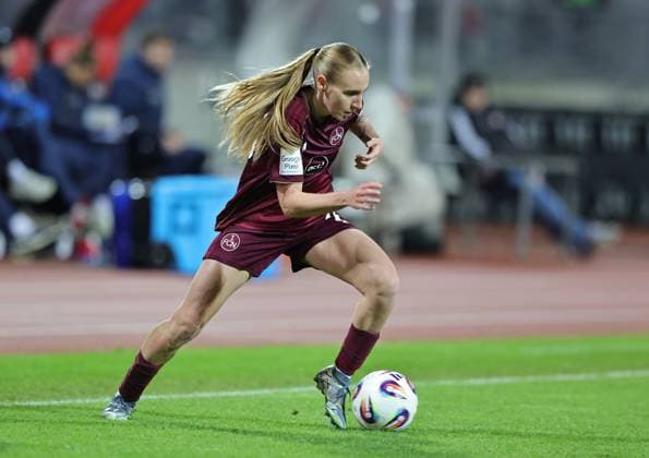 08 02 2026 Soccer Season 2025 2026 1 Women Soccer Bundesliga 17 Matchday 1 FC Nuremberg FCN Club TSG 1899 Hoffenheim Sportfoto Zink DaMa xdaxmax Emöke Emoeke Papai 15, 1 FC Nuremberg FCN