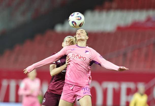 08 02 2026 Soccer Season 2025 2026 1 Women Soccer Bundesliga 17 Matchday 1 FC Nürnberg FCN Club TSG 1899 Hoffenheim Sportfoto Zink DaMa xdaxmax Beatrix Fördös Foerdoes 27, 1 FC Nürnberg FCN Selina Cerci 29, TSG Hoffenheim