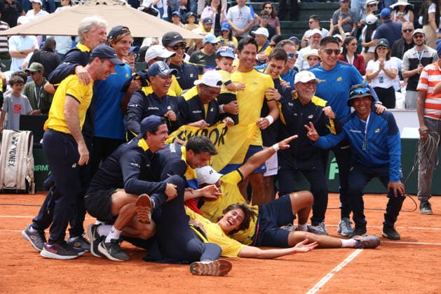 DAVIS CUP DOUBLES ECUADOR VS AUSTRALIA Quito, Sunday, February 8, 2026 Davis Cup, first qualifying round between Ecuador vs Australia, at the Quito Tenis Golf Club Doubles Diego Hidalgo and Gonzalo Escobar ECU VS Jordan Thompson and Rinky Hijikata AUS Photos API Rolando Enriquez Quito Pichincha Ecuador Copyright: xROLANDOxENRIQUEZx