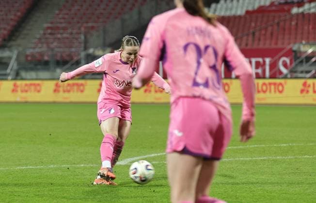 08 02 2026 Soccer Season 2025 2026 1 Women Soccer Bundesliga 17 Matchday 1 FC Nürnberg FCN Club TSG 1899 Hoffenheim Sportfoto Zink DaMa xdaxmax Goal Goal Shot to 0 2 Goalscorer Laura Gloning 20, TSG Hoffenheim