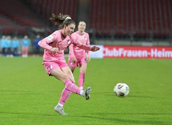 08 02 2026 Soccer Season 2025 2026 1 Women Soccer Bundesliga 17 Matchday 1 FC Nürnberg FCN Club TSG 1899 Hoffenheim Sportfoto Zink DaMa xdaxmax Chiara Marie Hahn 23, TSG Hoffenheim