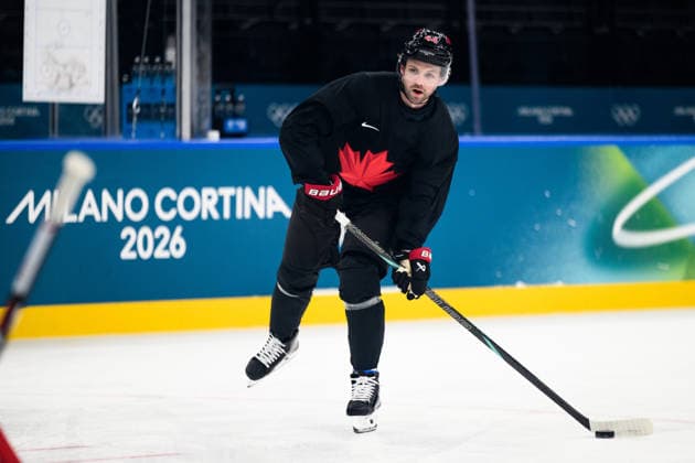 260208 Josh Morrissey of Canada at an Ice hockey, Eishockey practice session during day 2 of the 2026 Winter Olympics on February 8, 2026 in Milan. Photo: Carl Sandin BILDBYRAN kod CS CS0860 ishockey ice hockey Olympic Games, Olympische Spiele, Olympia, OS olympics winter olympics os ol olympiska spel vinter-os olympiske leker milano cortina 2026 milan cortina 2026 milano cortina 2026 olympic games milano cortina 2026 winter olympic games milano cortina-os milano cortina-ol vinter-ol 2 bbeng *** 260208 Josh Morrissey of Canada at an ice hockey practice session during day 2 of the 2026 Winter Olympics on February 8, 2026 in Milan Photo Carl Sandin BILDBYRAN code CS CS0860 ice hockey ice hockey olympic games olympics winter olympics os ol olympiska spel vinter os olympiske leker milano cortina 2026 milan cortina 2026 milano cortina 2026 olympic games milano cortina 2026 winter olympic games milano cortina os milano cortina ol vinter ol 2 bbeng  Copyright: CARLxSANDIN BB260208CS165