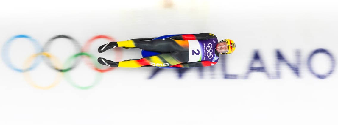 February 8, 2026, Cortina D ampezzo, Lombardy, Italy: Felix Loch of Germany competes in the Luge Mens final at the Cortina Sliding Centre for the Milano Cortina 2026 Winter Olympics. Cortina Sliding Centre Ã Luge  - ZUMAsc5_ 20260208_oly_sc5_026 Copyright: xErichxSchlegelx