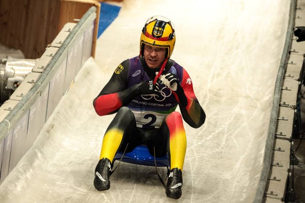 Felix Loch (GER) during the Olympic Winter games, Winterspiele,Spiele, Summer games Milano-Cortina 2026, Luge Men s Singles Final on February 08, 2026 at Cortina Sliding Center in Cortina d Ampezzo, Italy  Copyright: xLucianoxMariaxBisi IPAxSportx xipa-agency.netx xx IPA_71144423 IPA_Agency_IPA71144423